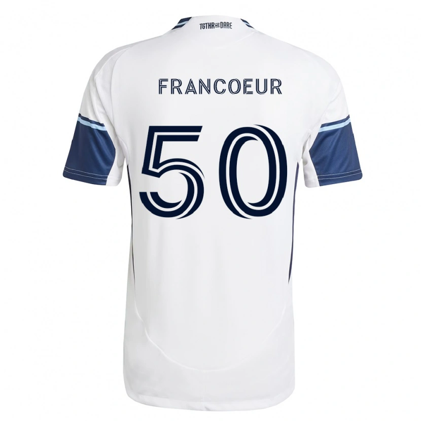 Danxen Dames Isaac Francoeur #50 Wit Koninklijk Blauw Thuisshirt Thuistenue 2026/27 T-Shirt België