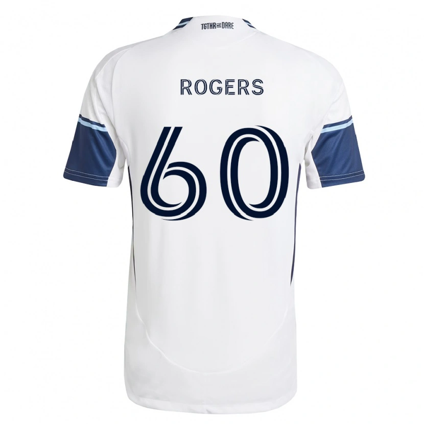 Danxen Dames Sam Rogers #60 Wit Koninklijk Blauw Thuisshirt Thuistenue 2026/27 T-Shirt België