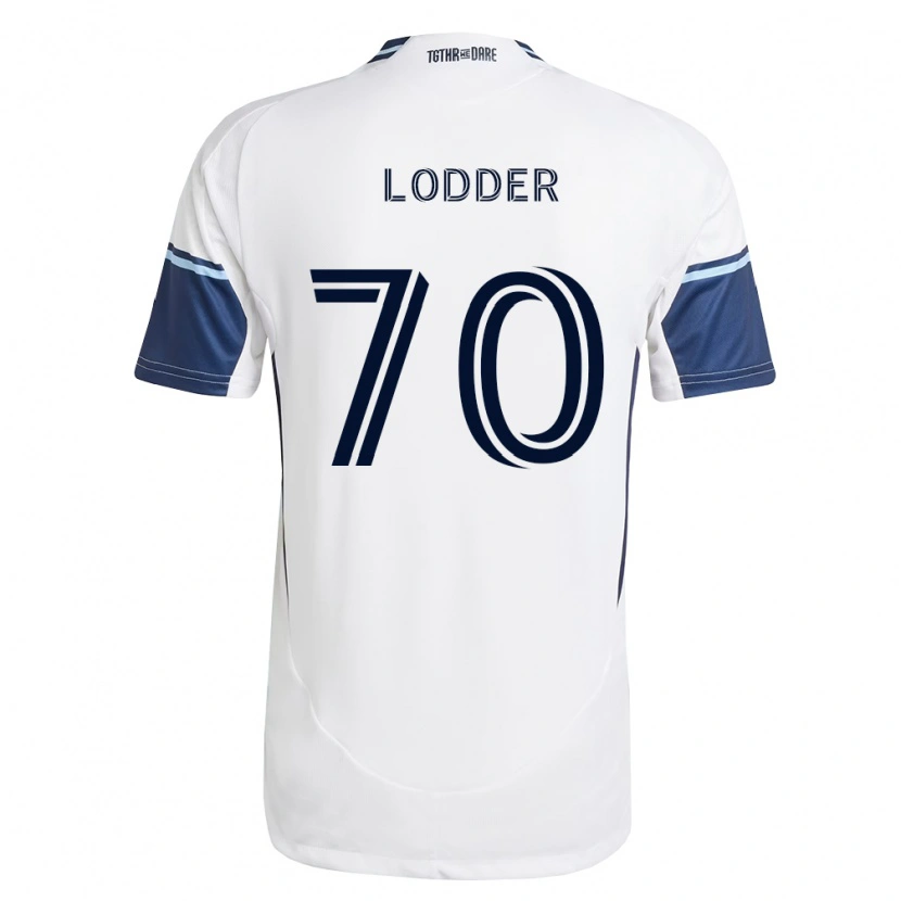 Danxen Dames Timothy Lodder #70 Wit Koninklijk Blauw Thuisshirt Thuistenue 2026/27 T-Shirt België