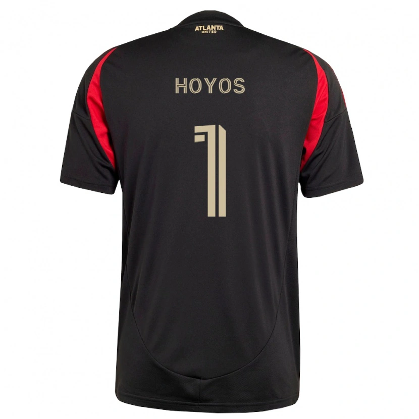 Danxen Dames Lucas Hoyos #1 Zwart Rood Thuisshirt Thuistenue 2026/27 T-Shirt België