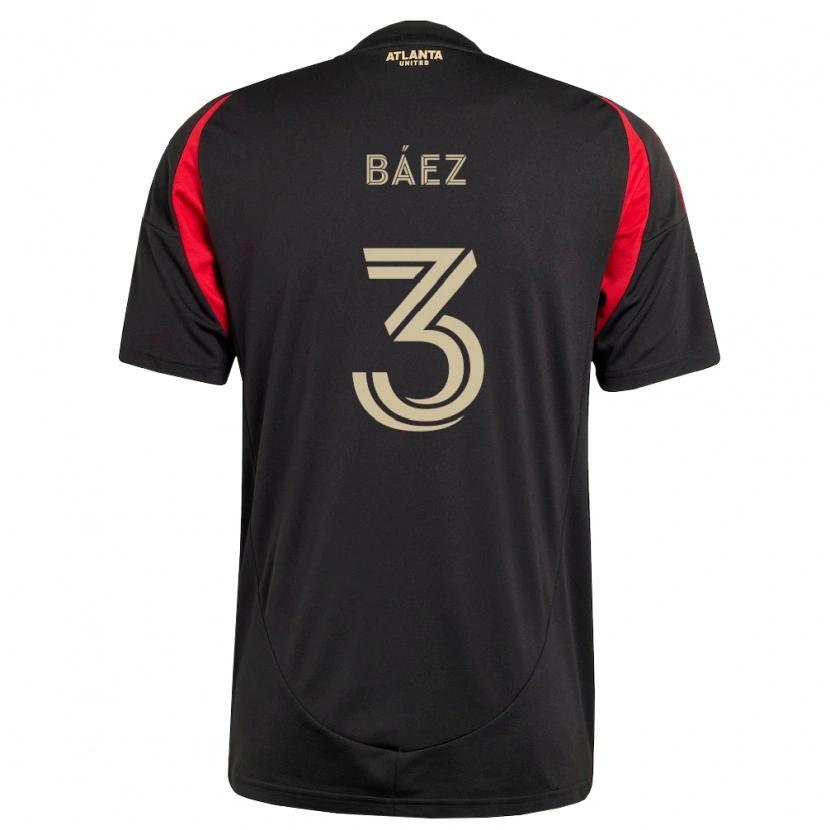 Danxen Dames Elías Báez #3 Zwart Rood Thuisshirt Thuistenue 2026/27 T-Shirt België