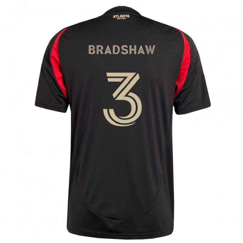 Danxen Dames Jalani Bradshaw #3 Zwart Rood Thuisshirt Thuistenue 2026/27 T-Shirt België