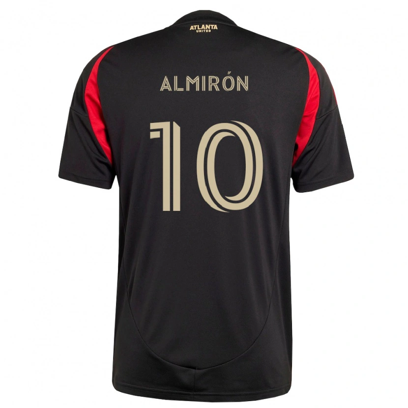 Danxen Dames Miguel Almirón #10 Zwart Rood Thuisshirt Thuistenue 2026/27 T-Shirt België