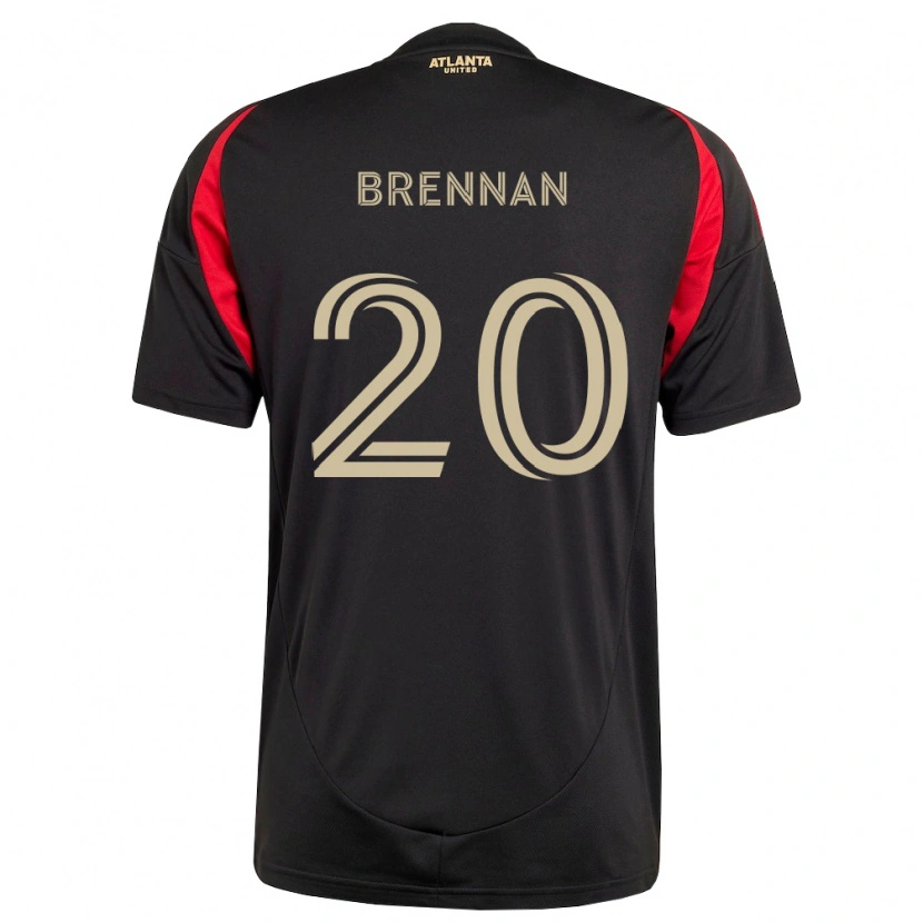 Danxen Dames Luke Brennan #20 Zwart Rood Thuisshirt Thuistenue 2026/27 T-Shirt België