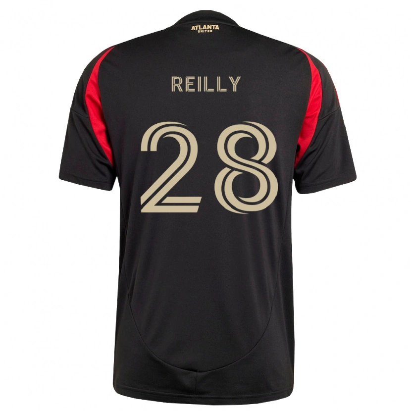 Danxen Dames Will Reilly #28 Zwart Rood Thuisshirt Thuistenue 2026/27 T-Shirt België
