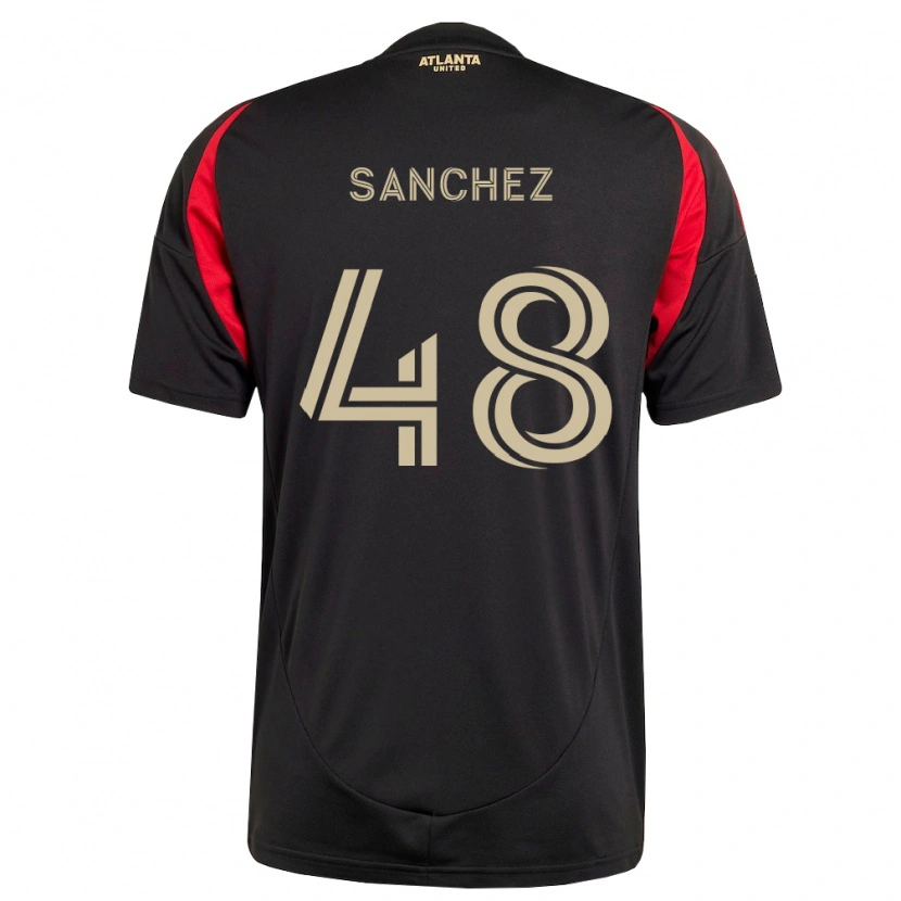 Danxen Dames Cooper Sanchez #48 Zwart Rood Thuisshirt Thuistenue 2026/27 T-Shirt België