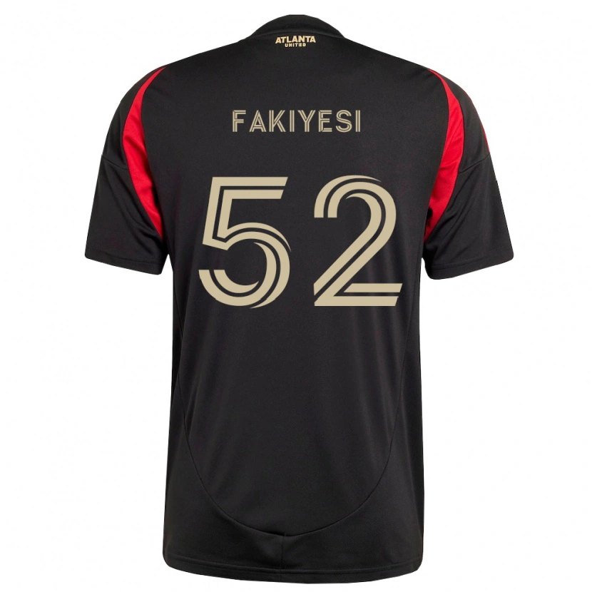 Danxen Dames Seyi Fakiyesi #52 Zwart Rood Thuisshirt Thuistenue 2026/27 T-Shirt België