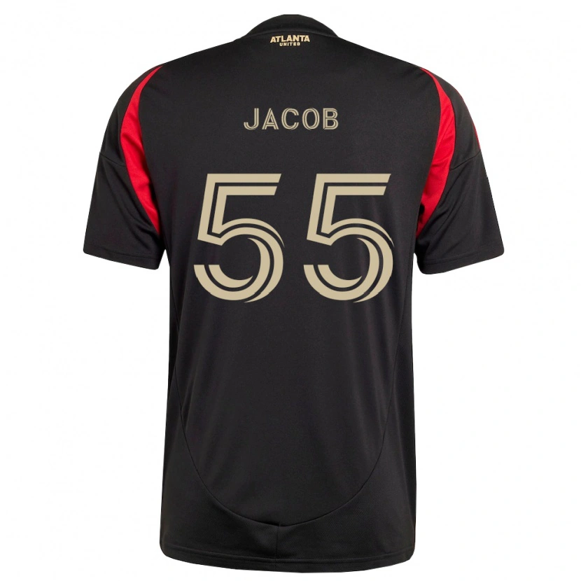 Danxen Dames Tomás Jacob #55 Zwart Rood Thuisshirt Thuistenue 2026/27 T-Shirt België