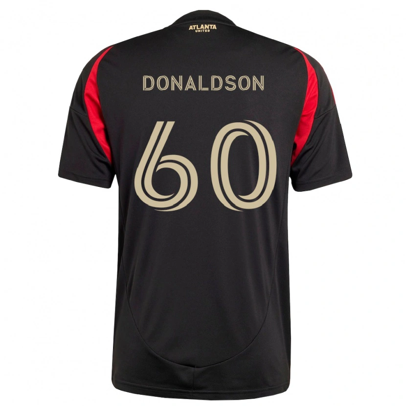 Danxen Dames James Donaldson #60 Zwart Rood Thuisshirt Thuistenue 2026/27 T-Shirt België