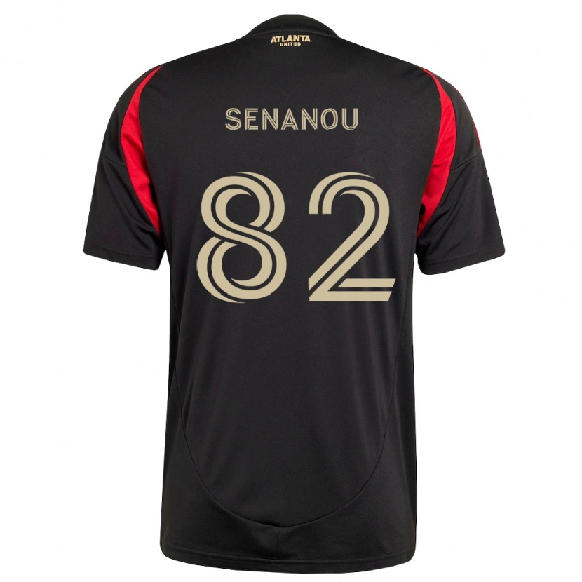 Danxen Dames Matthew Senanou #82 Zwart Rood Thuisshirt Thuistenue 2026/27 T-Shirt België