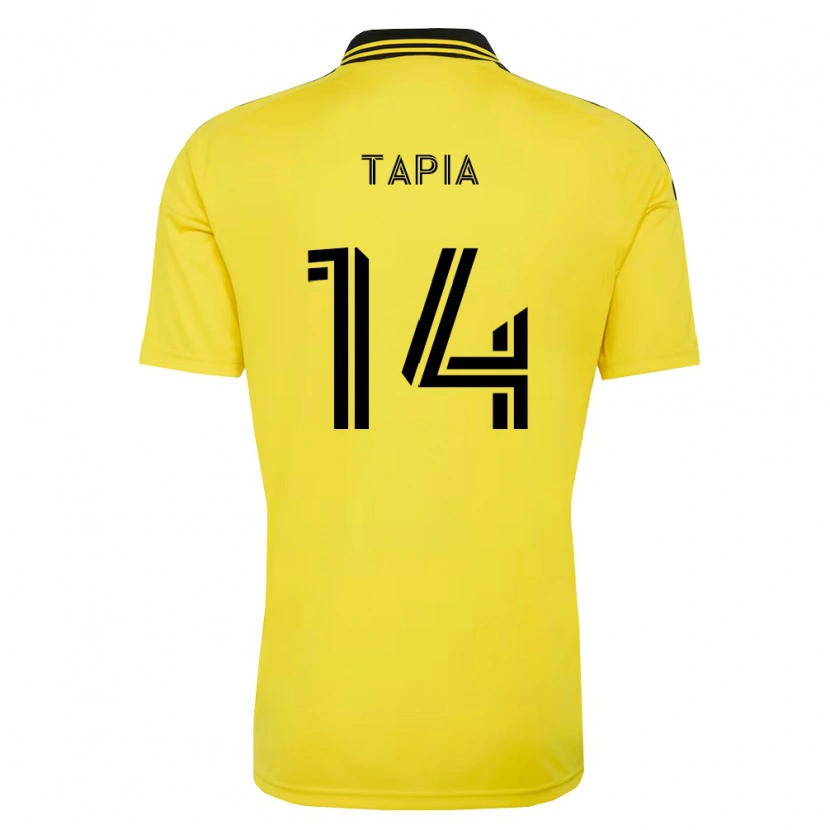 Danxen Dames Gonzalo Tapia #14 Geel Zwart Thuisshirt Thuistenue 2026/27 T-Shirt België