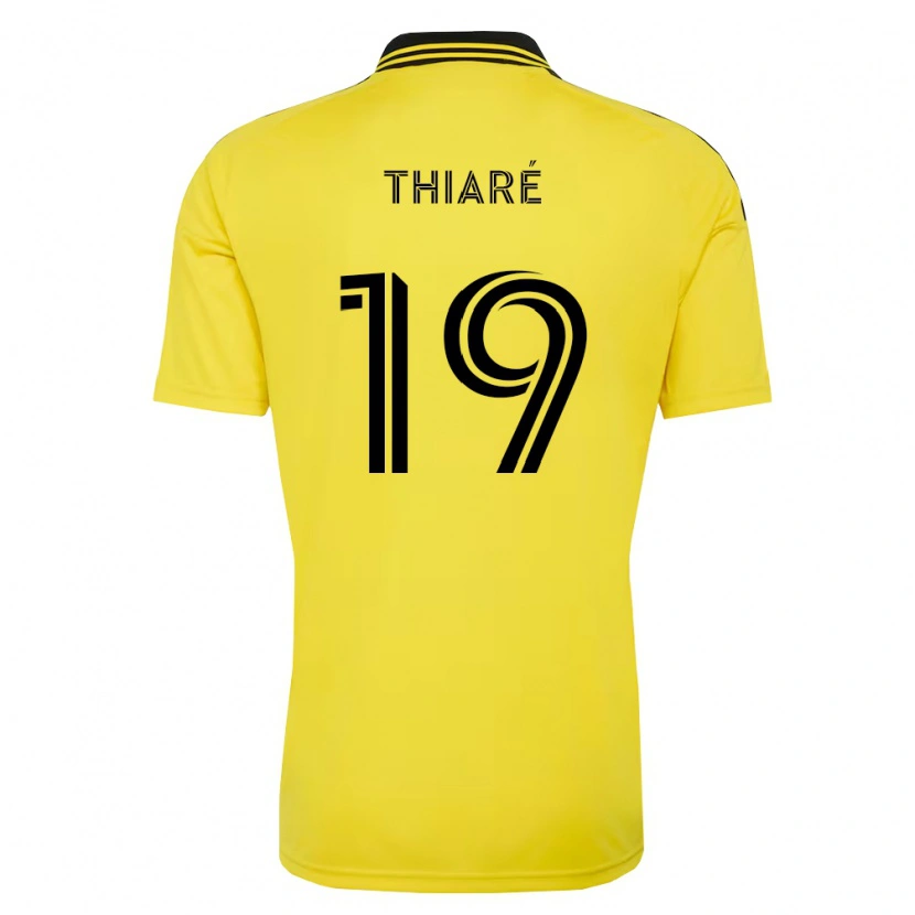 Danxen Dames Jamal Thiaré #19 Geel Zwart Thuisshirt Thuistenue 2026/27 T-Shirt België