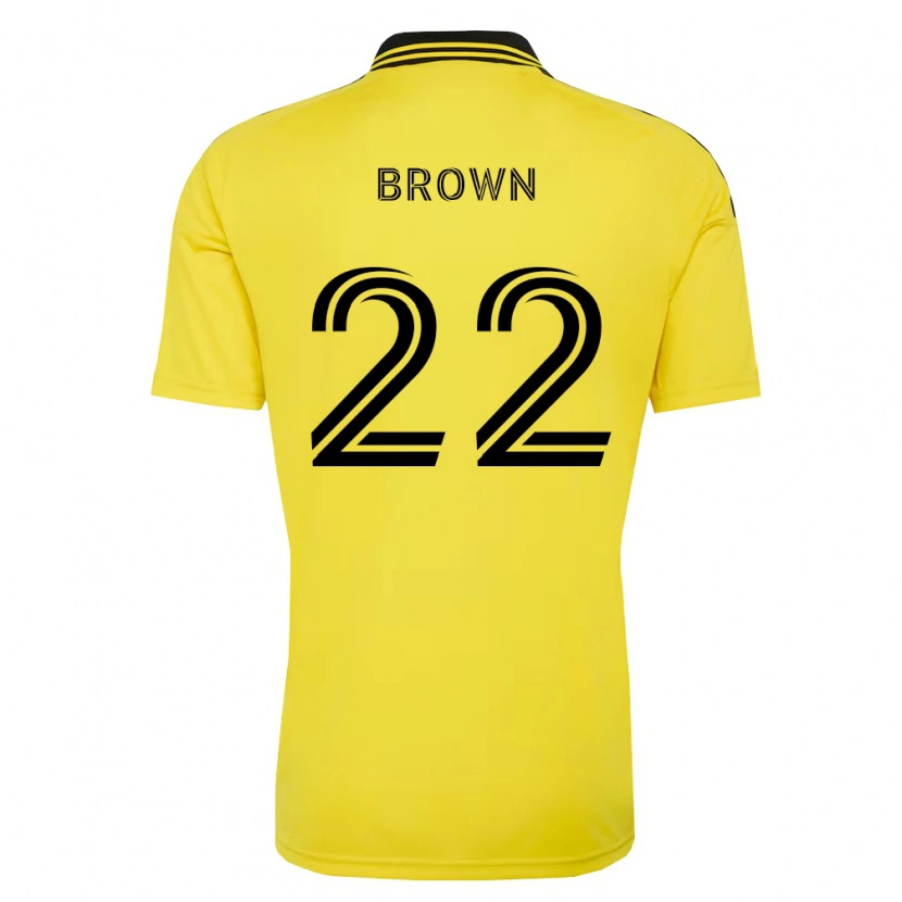 Danxen Dames Tristan Brown #22 Geel Zwart Thuisshirt Thuistenue 2026/27 T-Shirt België