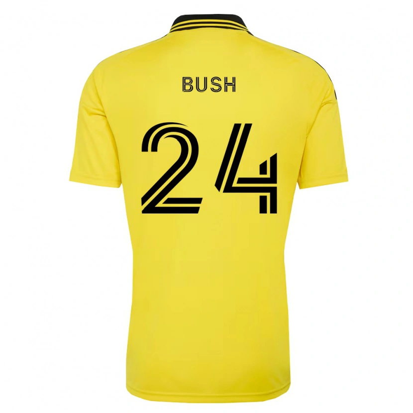 Danxen Dames Evan Bush #24 Geel Zwart Thuisshirt Thuistenue 2026/27 T-Shirt België
