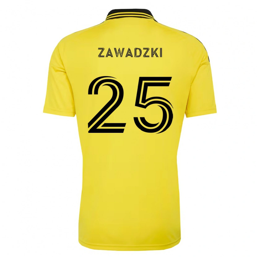 Danxen Dames Sean Zawadzki #25 Geel Zwart Thuisshirt Thuistenue 2026/27 T-Shirt België