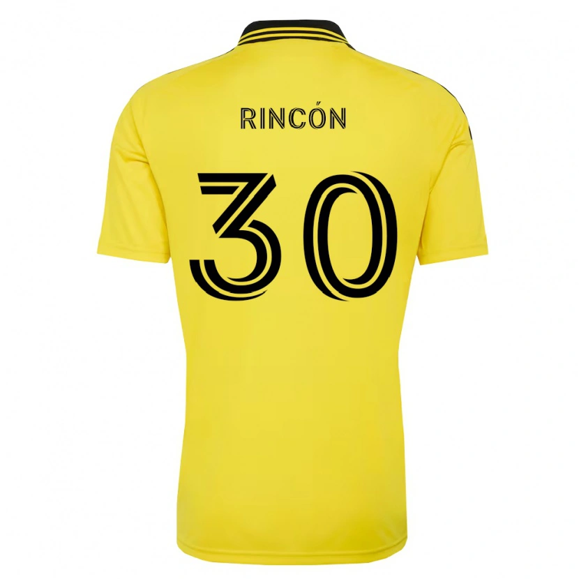 Danxen Dames Nicolás Rincón #30 Geel Zwart Thuisshirt Thuistenue 2026/27 T-Shirt België