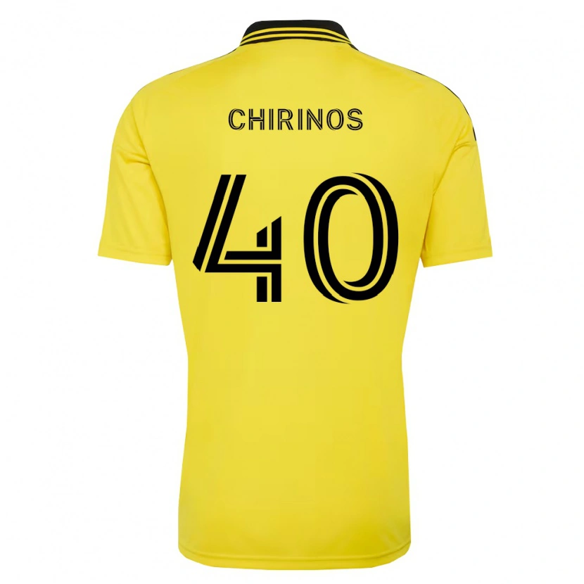 Danxen Dames Johann Chirinos #40 Geel Zwart Thuisshirt Thuistenue 2026/27 T-Shirt België