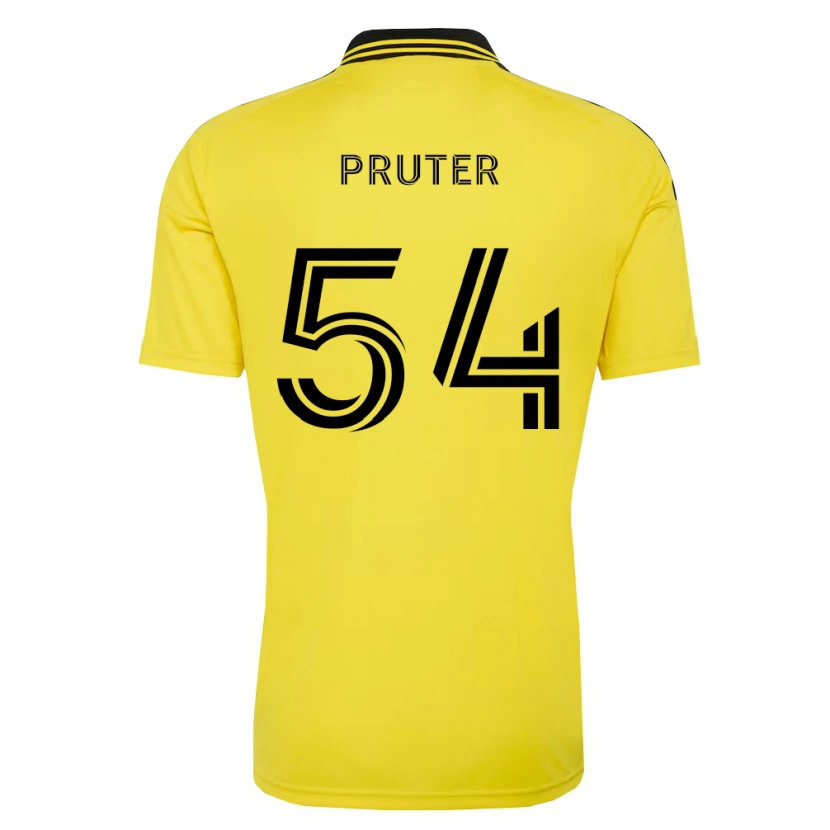 Danxen Dames Luke Pruter #54 Geel Zwart Thuisshirt Thuistenue 2026/27 T-Shirt België