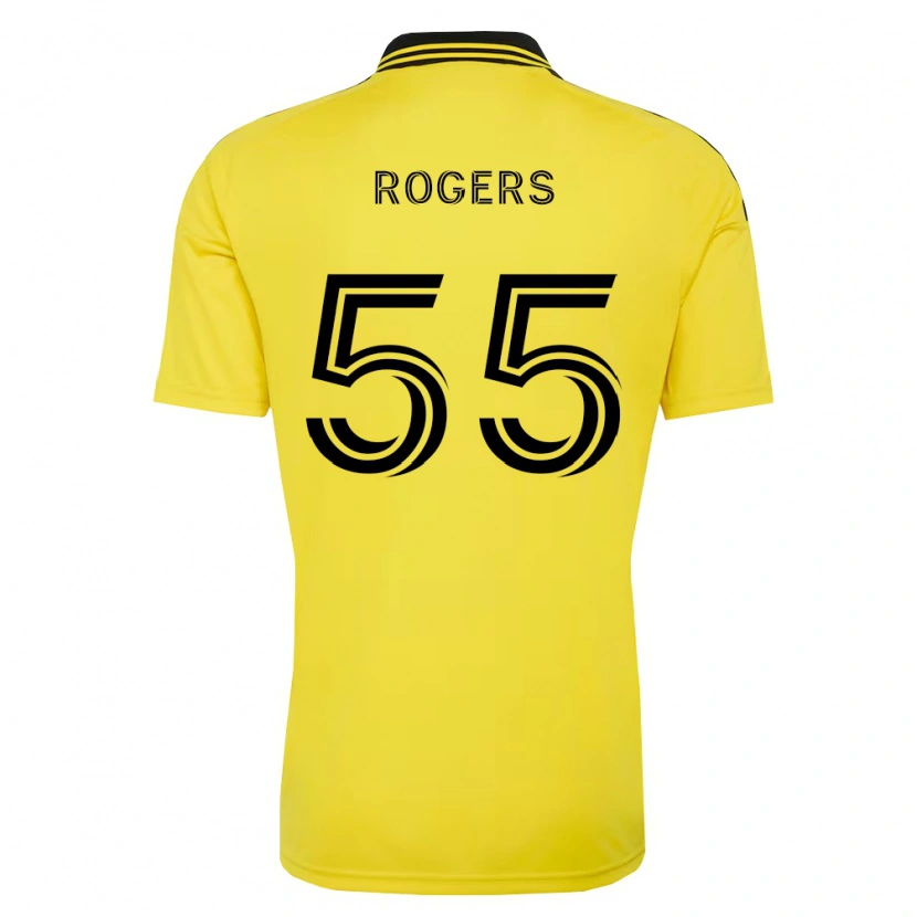 Danxen Dames Chris Rogers #55 Geel Zwart Thuisshirt Thuistenue 2026/27 T-Shirt België