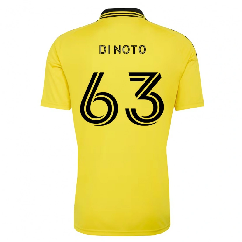 Danxen Dames Gianmarco Di Noto #63 Geel Zwart Thuisshirt Thuistenue 2026/27 T-Shirt België