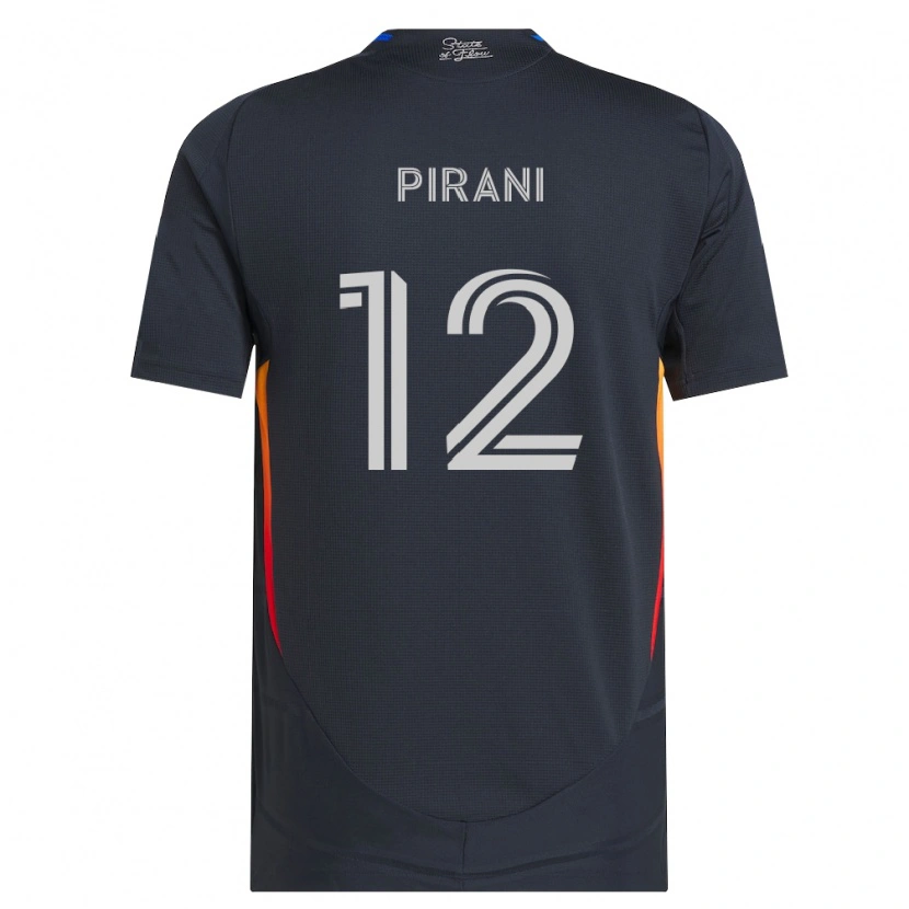 Danxen Dames Gabriel Pirani #12 Donkergrijs Rood Thuisshirt Thuistenue 2026/27 T-Shirt België