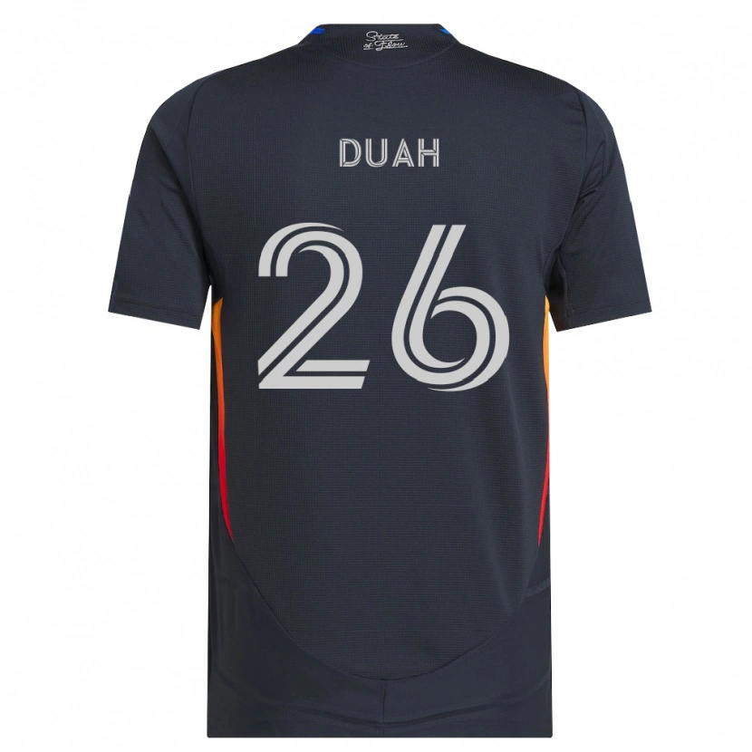 Danxen Dames Manu Duah #26 Donkergrijs Rood Thuisshirt Thuistenue 2026/27 T-Shirt België