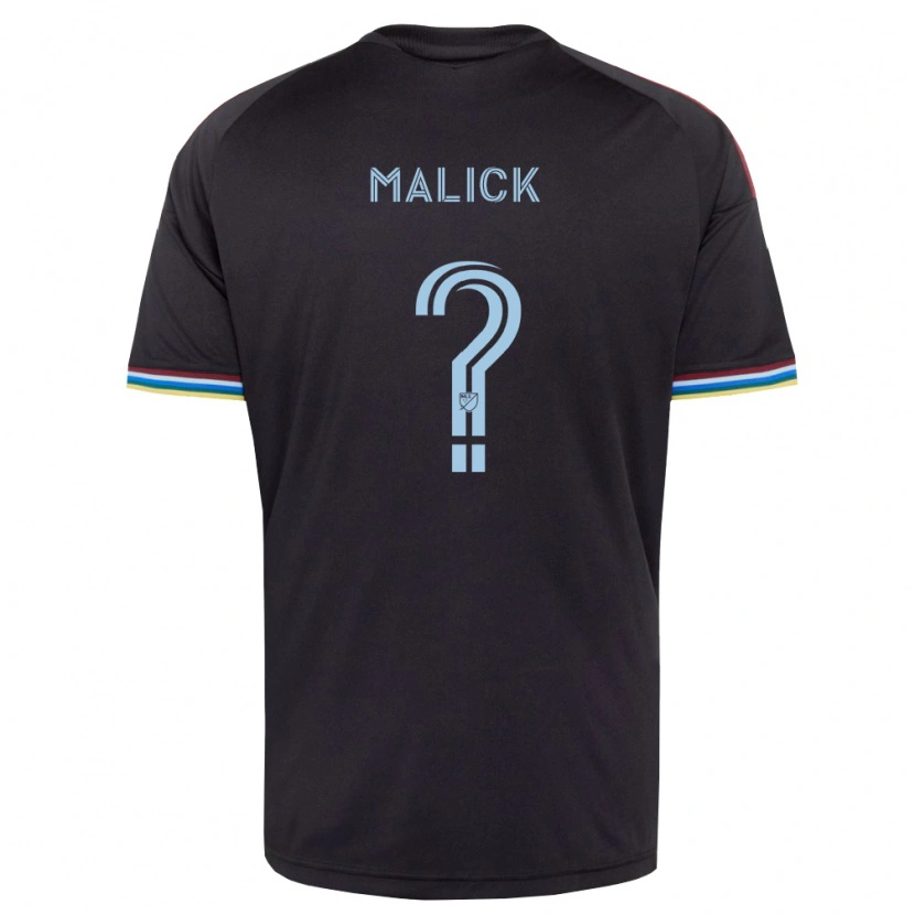Danxen Dames Owen Malick #0 Zwart Hemelsblauw Thuisshirt Thuistenue 2026/27 T-Shirt België