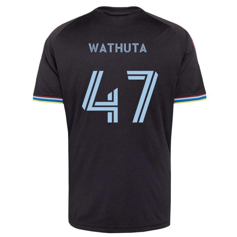 Danxen Dames Sydney Wathuta #47 Zwart Hemelsblauw Thuisshirt Thuistenue 2026/27 T-Shirt België