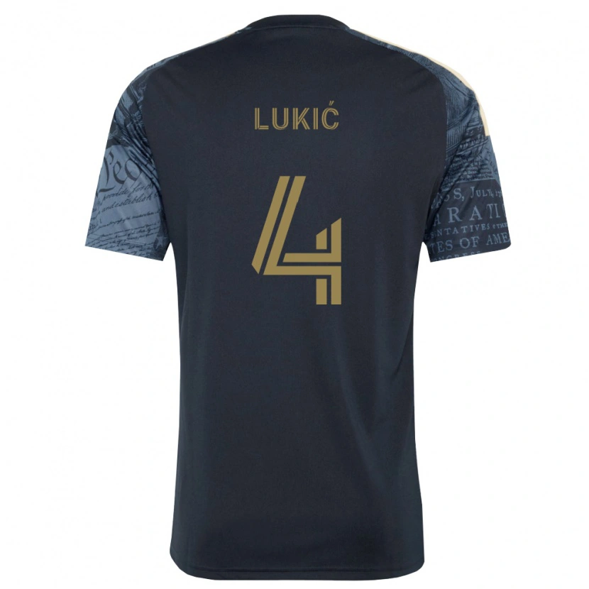 Danxen Dames Jovan Lukić #4 Marineblauw Bruin Thuisshirt Thuistenue 2026/27 T-Shirt België