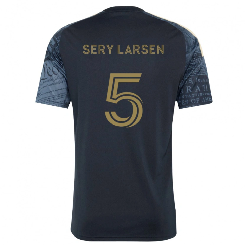 Danxen Dames Japhet Sery Larsen #5 Marineblauw Bruin Thuisshirt Thuistenue 2026/27 T-Shirt België