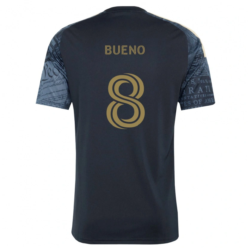 Danxen Dames Jesús Bueno #8 Marineblauw Bruin Thuisshirt Thuistenue 2026/27 T-Shirt België