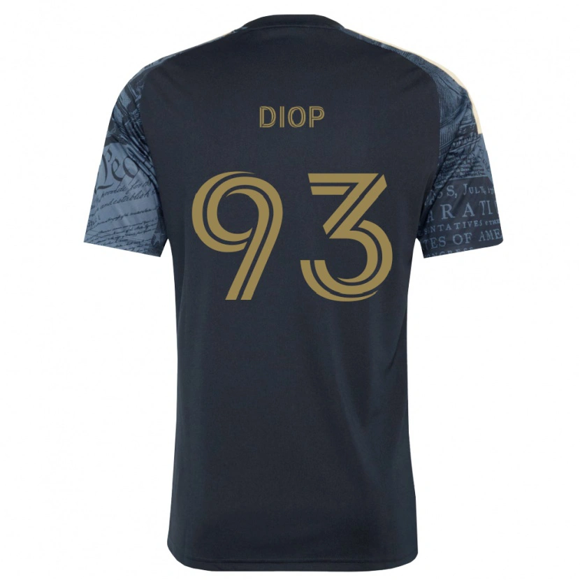 Danxen Dames Abdoulaye Diop #93 Marineblauw Bruin Thuisshirt Thuistenue 2026/27 T-Shirt België