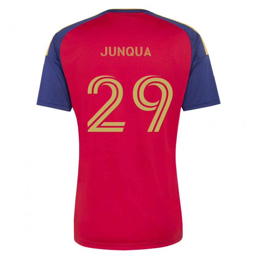 Danxen Dames Sam Junqua #29 Koninklijk Blauw Bruin Rood Thuisshirt Thuistenue 2026/27 T-Shirt België
