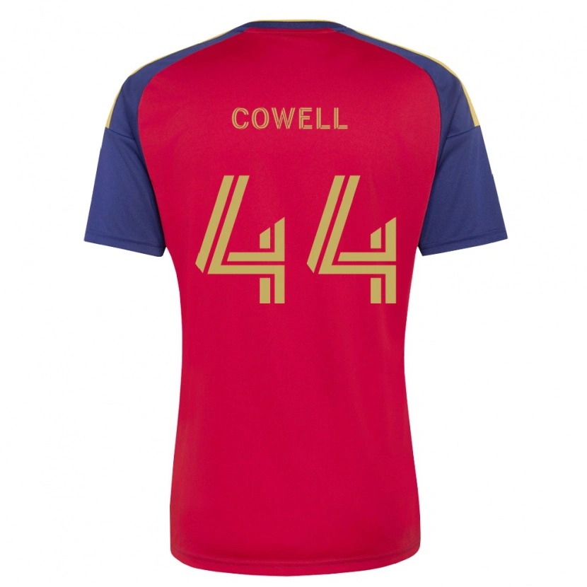 Danxen Dames Chance Cowell #44 Koninklijk Blauw Bruin Rood Thuisshirt Thuistenue 2026/27 T-Shirt België
