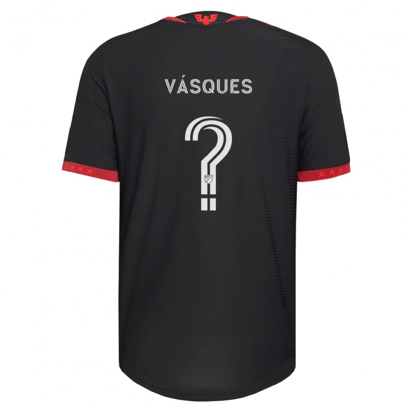 Danxen Dames Gabriel Vásques #0 Zwart Wit Rood Thuisshirt Thuistenue 2026/27 T-Shirt België