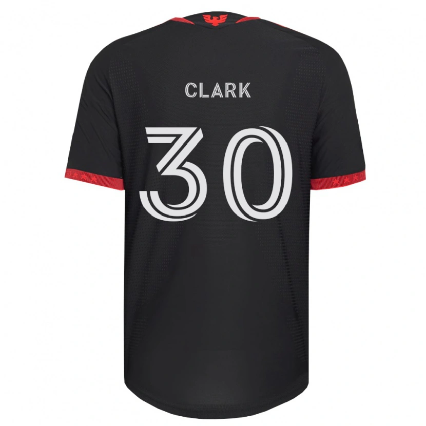 Danxen Dames Caden Clark #30 Zwart Wit Rood Thuisshirt Thuistenue 2026/27 T-Shirt België