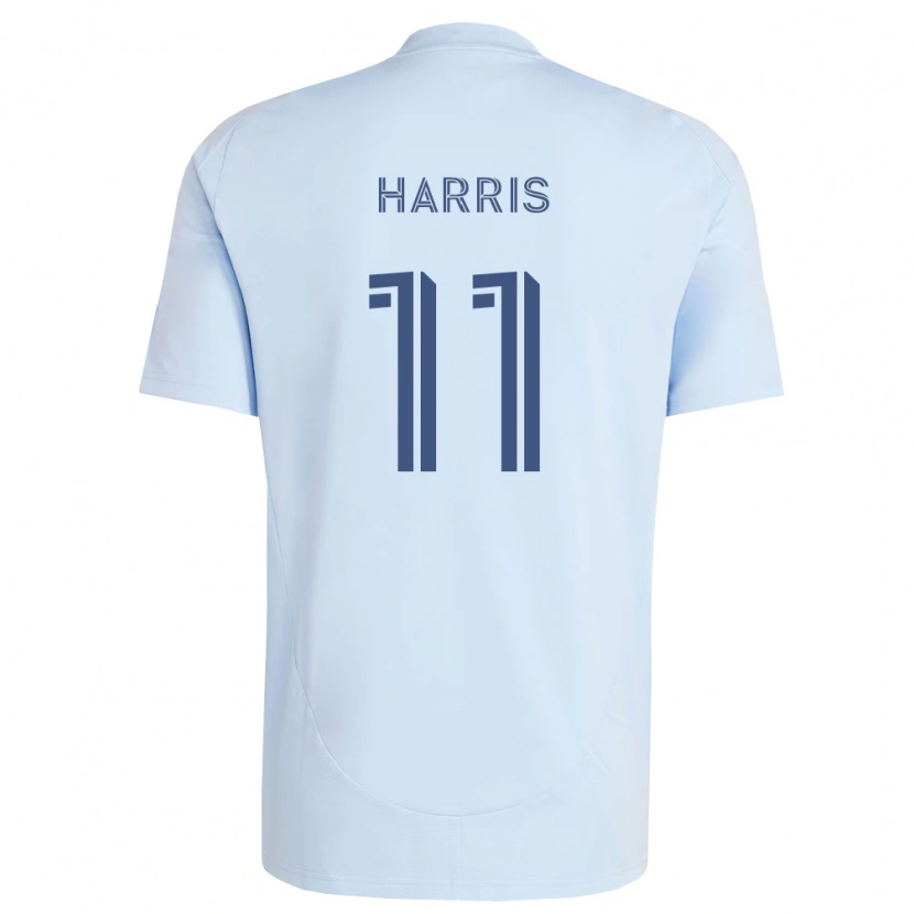 Danxen Dames Calvin Harris #11 Lichtblauw Lichtgrijs Thuisshirt Thuistenue 2026/27 T-Shirt België