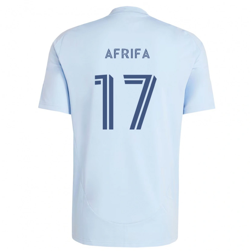 Danxen Dames Stephen Afrifa #17 Lichtblauw Lichtgrijs Thuisshirt Thuistenue 2026/27 T-Shirt België