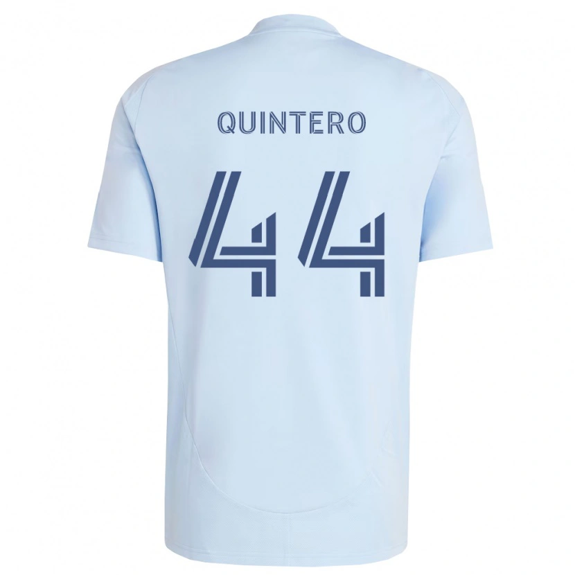 Danxen Dames Gael Quintero #44 Lichtblauw Lichtgrijs Thuisshirt Thuistenue 2026/27 T-Shirt België
