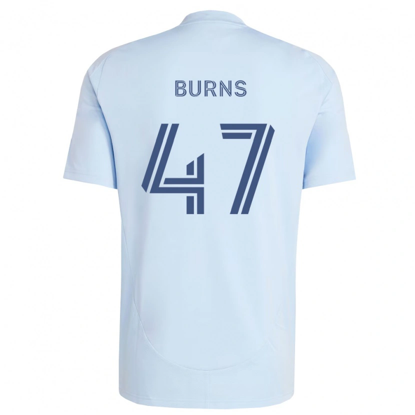 Danxen Dames Trevor Burns #47 Lichtblauw Lichtgrijs Thuisshirt Thuistenue 2026/27 T-Shirt België