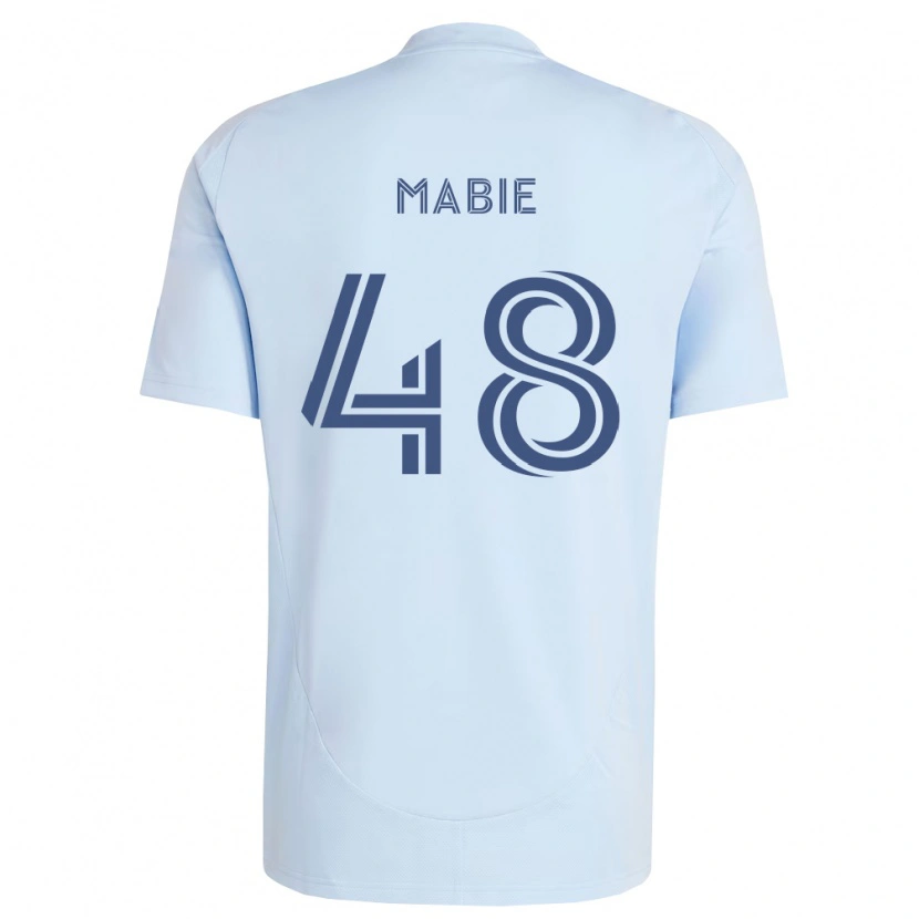 Danxen Dames Blaine Mabie #48 Lichtblauw Lichtgrijs Thuisshirt Thuistenue 2026/27 T-Shirt België