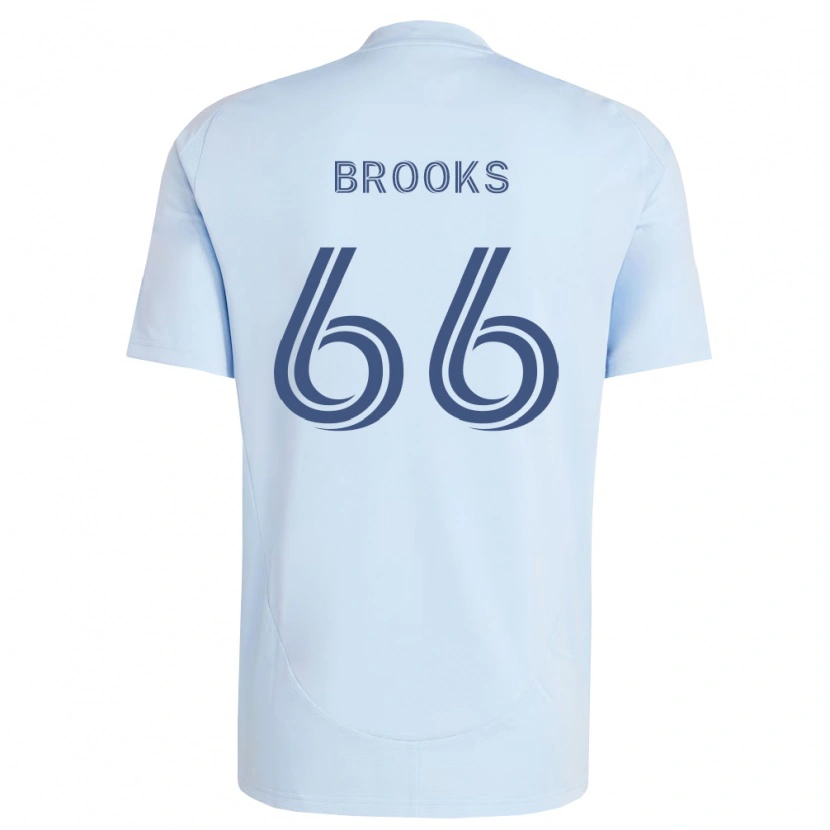 Danxen Dames Edson Brooks #66 Lichtblauw Lichtgrijs Thuisshirt Thuistenue 2026/27 T-Shirt België