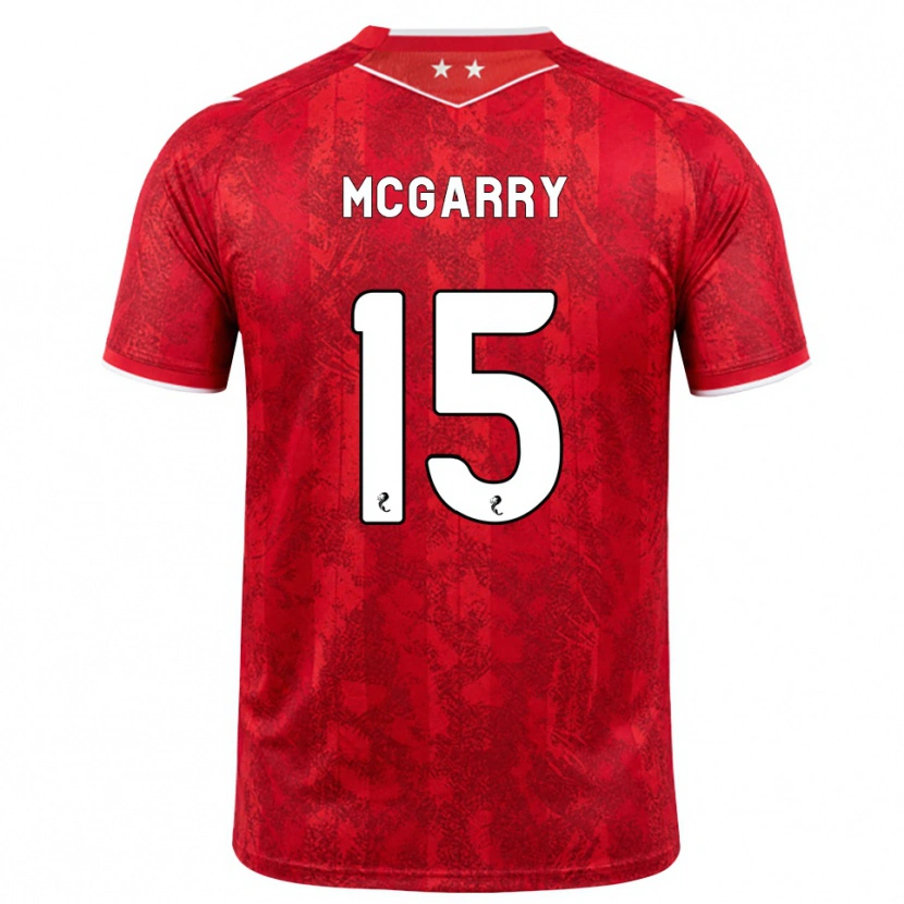 Danxen Dames James Mcgarry #15 Rood Wit Thuisshirt Thuistenue 2026/27 T-Shirt België