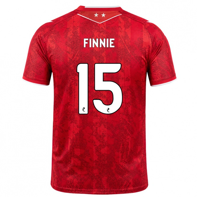Danxen Dames Maddison Finnie #15 Rood Wit Thuisshirt Thuistenue 2026/27 T-Shirt België