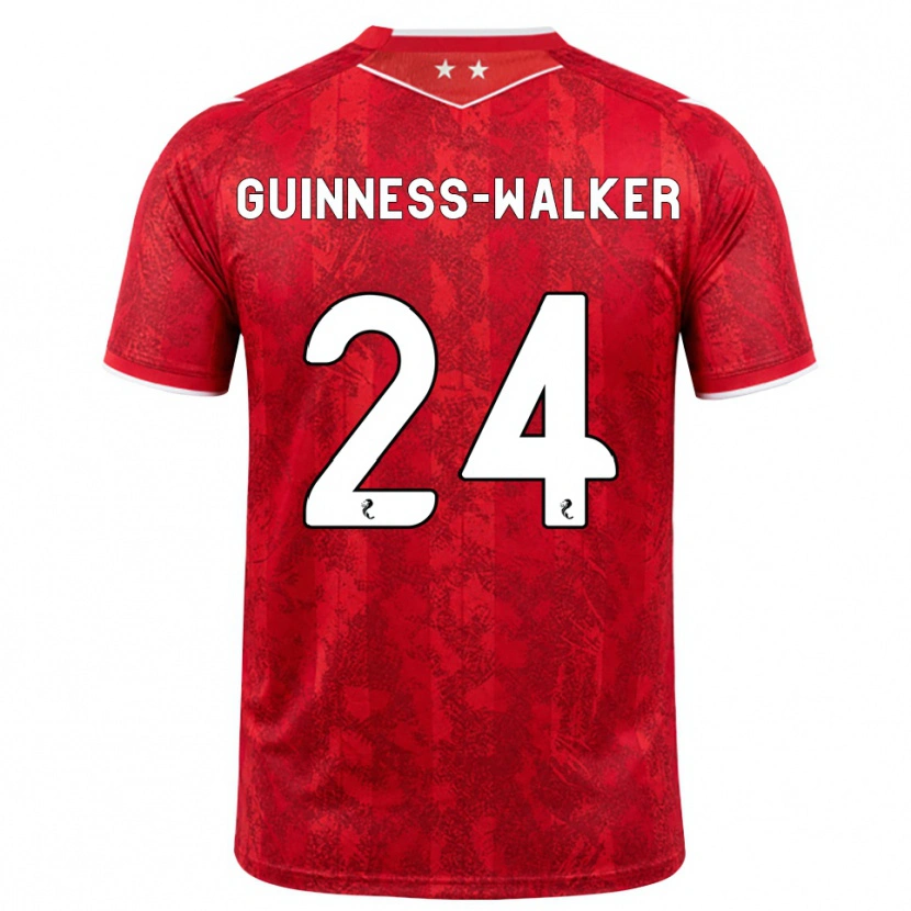 Danxen Dames Nesta Guinness-Walker #24 Rood Wit Thuisshirt Thuistenue 2026/27 T-Shirt België