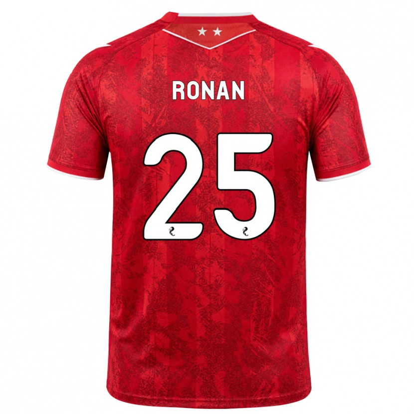 Danxen Dames Connor Ronan #25 Rood Wit Thuisshirt Thuistenue 2026/27 T-Shirt België