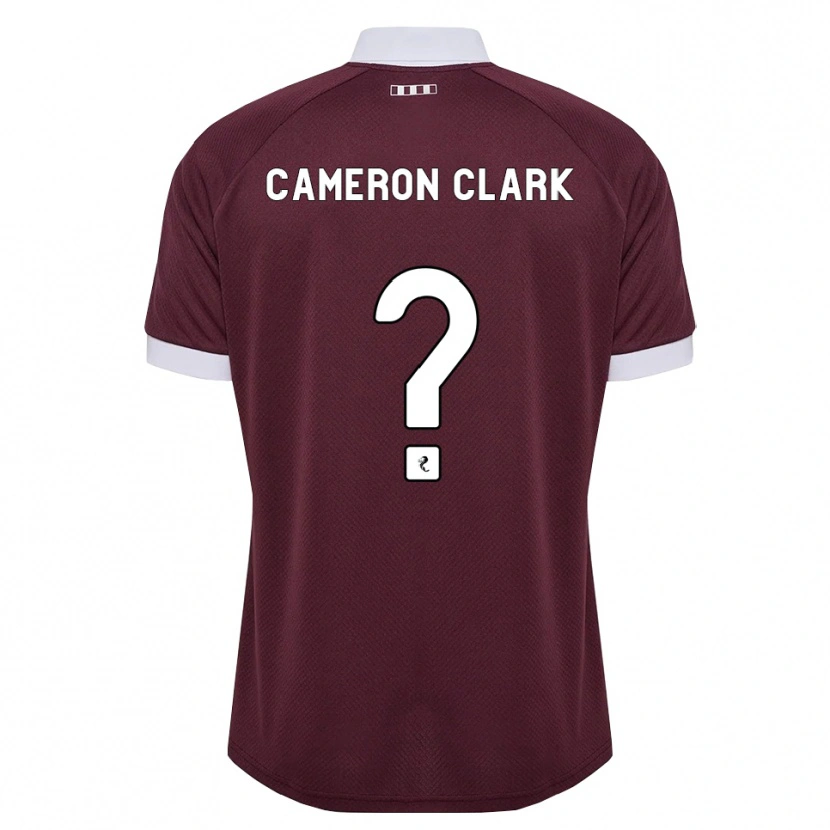 Danxen Dames Cameron Clark #0 Bordeauxrood Wit Thuisshirt Thuistenue 2026/27 T-Shirt België