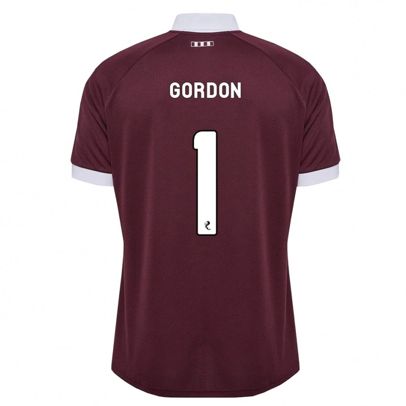 Danxen Dames Craig Gordon #1 Bordeauxrood Wit Thuisshirt Thuistenue 2026/27 T-Shirt België