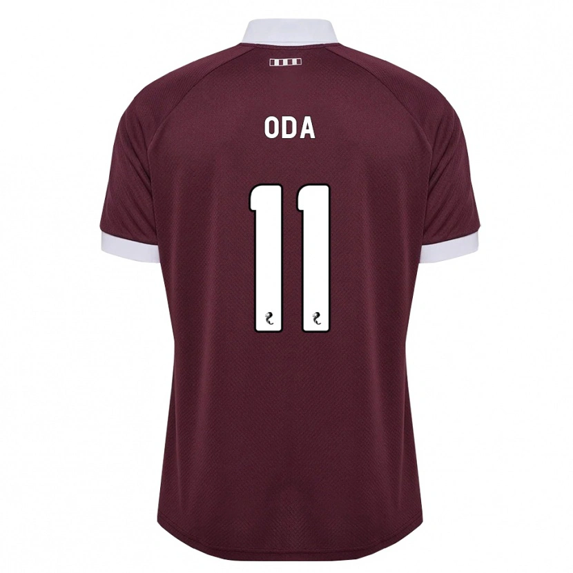 Danxen Dames Yutaro Oda #11 Bordeauxrood Wit Thuisshirt Thuistenue 2026/27 T-Shirt België