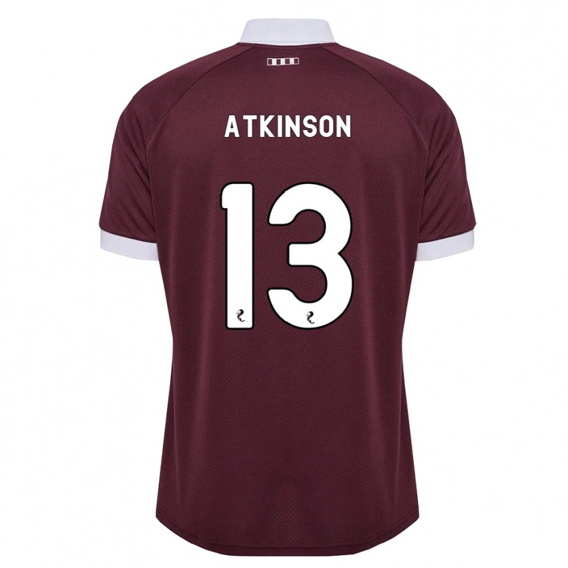 Danxen Dames Nathaniel Atkinson #13 Bordeauxrood Wit Thuisshirt Thuistenue 2026/27 T-Shirt België